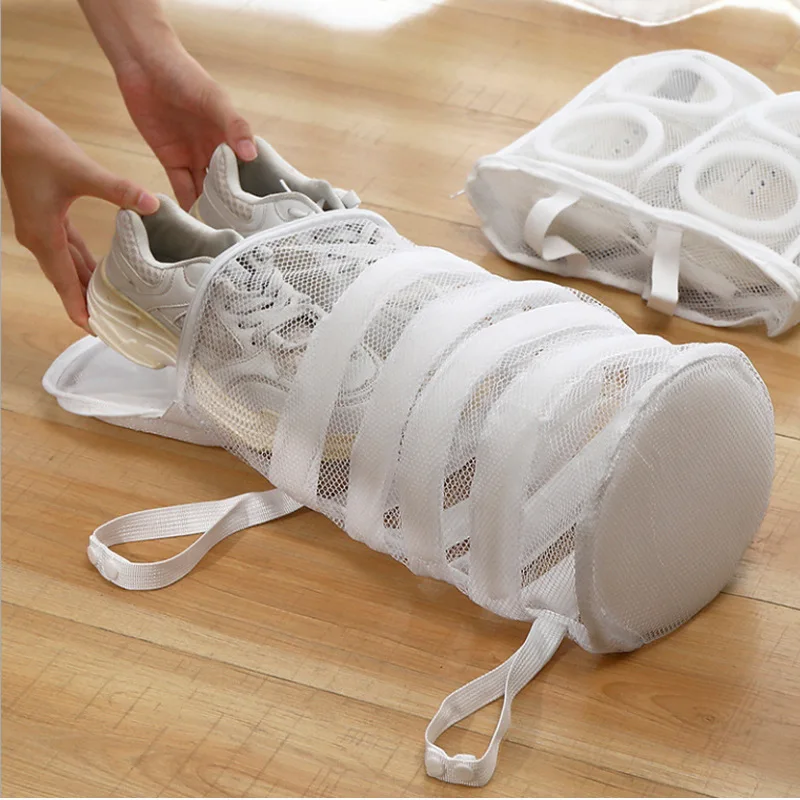 Shoes Wash Bags with Bumper Protectors Shoes Laundry Bags for Washing Machine Mesh Laundry Bag Laundry Dryer for Shoes
Shoes Wash Bags with Bumper Protectors Shoes Laundry Bags for Washing Machine Mesh Laundry Bag Laundry Dryer for Shoes