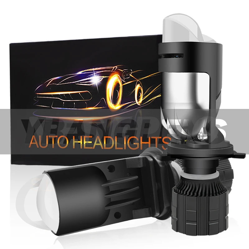 90W Auto LED H4 Lamp Mini Lens H4 LED 9003 HIB2 Bulbs Headlight Dual Projector Lens H4 30000LM Automotive Lights for Car Motor
90W Auto LED H4 Lamp Mini Lens H4 LED 9003 HIB2 Bulbs Headlight Dual Projector Lens H4 30000LM Automotive Lights for Car Motor
