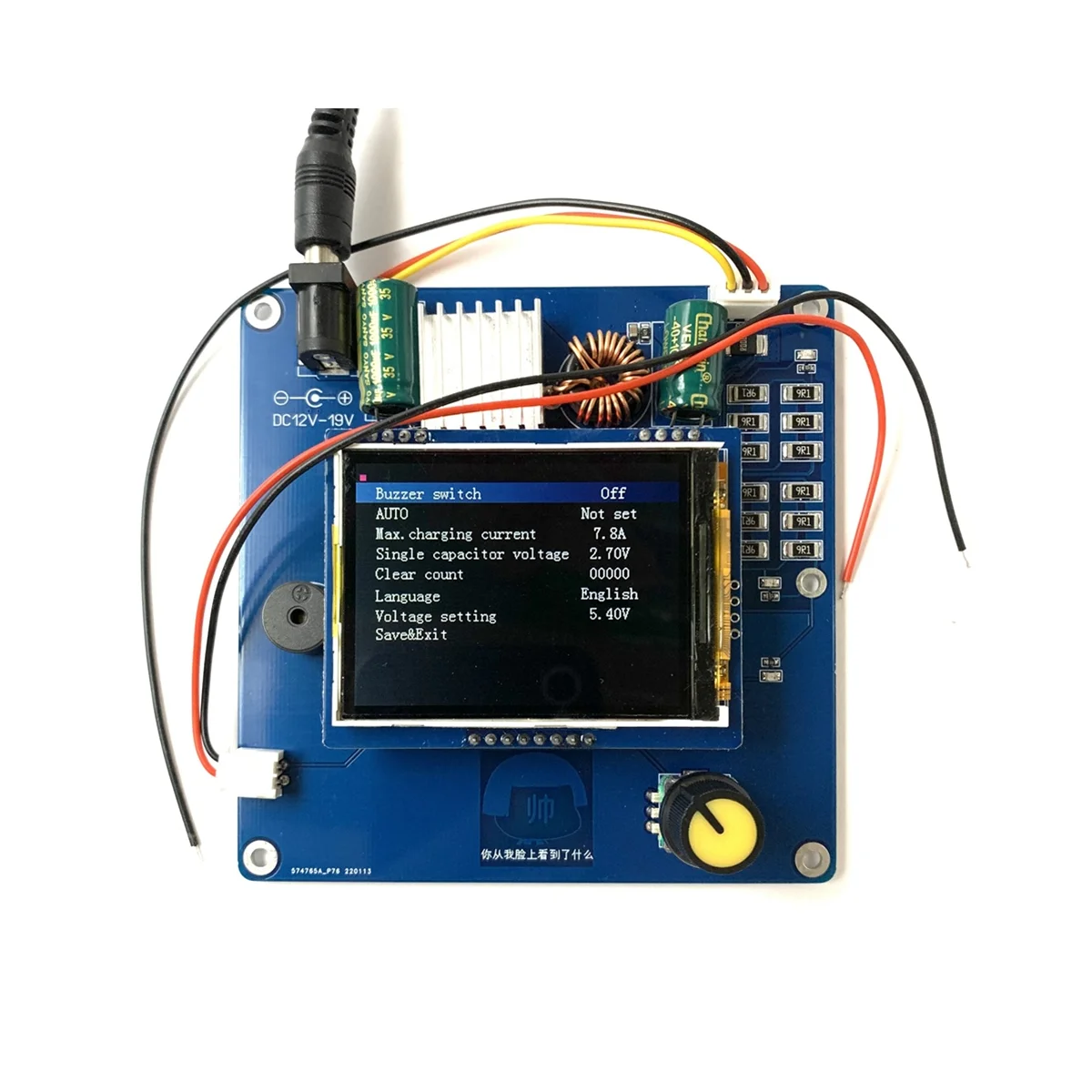 12V 6A-10A Capacitance Spot Welder Controller Board Digital Spot Welding Machine Control
12V 6A-10A Capacitance Spot Welder Controller Board Digital Spot Welding Machine Control