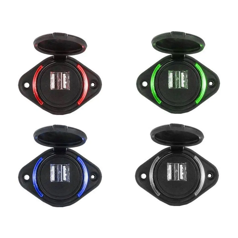 Dual USB 5V 3.1A Car Charger Adapter Round Shape Waterproof Socket Power Adapter Switch For Motorcycle RV Cruise Ship Charger
Dual USB 5V 3.1A Car Charger Adapter Round Shape Waterproof Socket Power Adapter Switch For Motorcycle RV Cruise Ship Charger