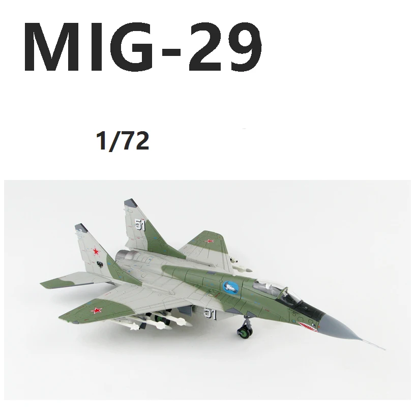 1/72 Scale HM HA6501 Russian Air Force MIG-29 Fulcrum C Fighter 51 MIG 29 Militarized Combat Aircraft Model Collectible Toy Gift
1/72 Scale HM HA6501 Russian Air Force MIG-29 Fulcrum C Fighter 51 MIG 29 Militarized Combat Aircraft Model Collectible Toy Gift