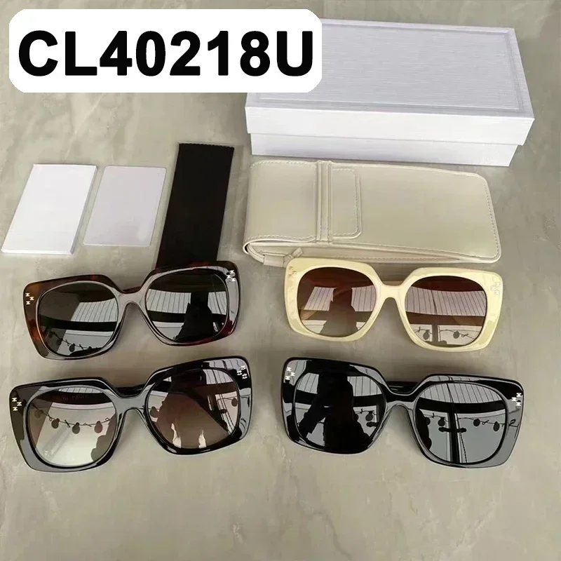 Мужские и женские солнцезащитные очки CL40218U, роскошные брендовые солнцезащитные очки, дизайнерские уличные винтажные трендовые очки UV400
Мужские и женские солнцезащитные очки CL40218U, роскошные брендовые солнцезащитные очки, дизайнерские уличные винтажные трендовые очки UV400