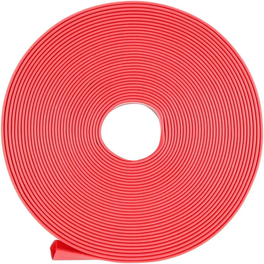 

Keszoox Heat Shrink Tubing 11mm Dia 17mm Flat Width 2:1 Heat Shrink Wrap Cable Sleeve Heat shrink Tube 5m Red