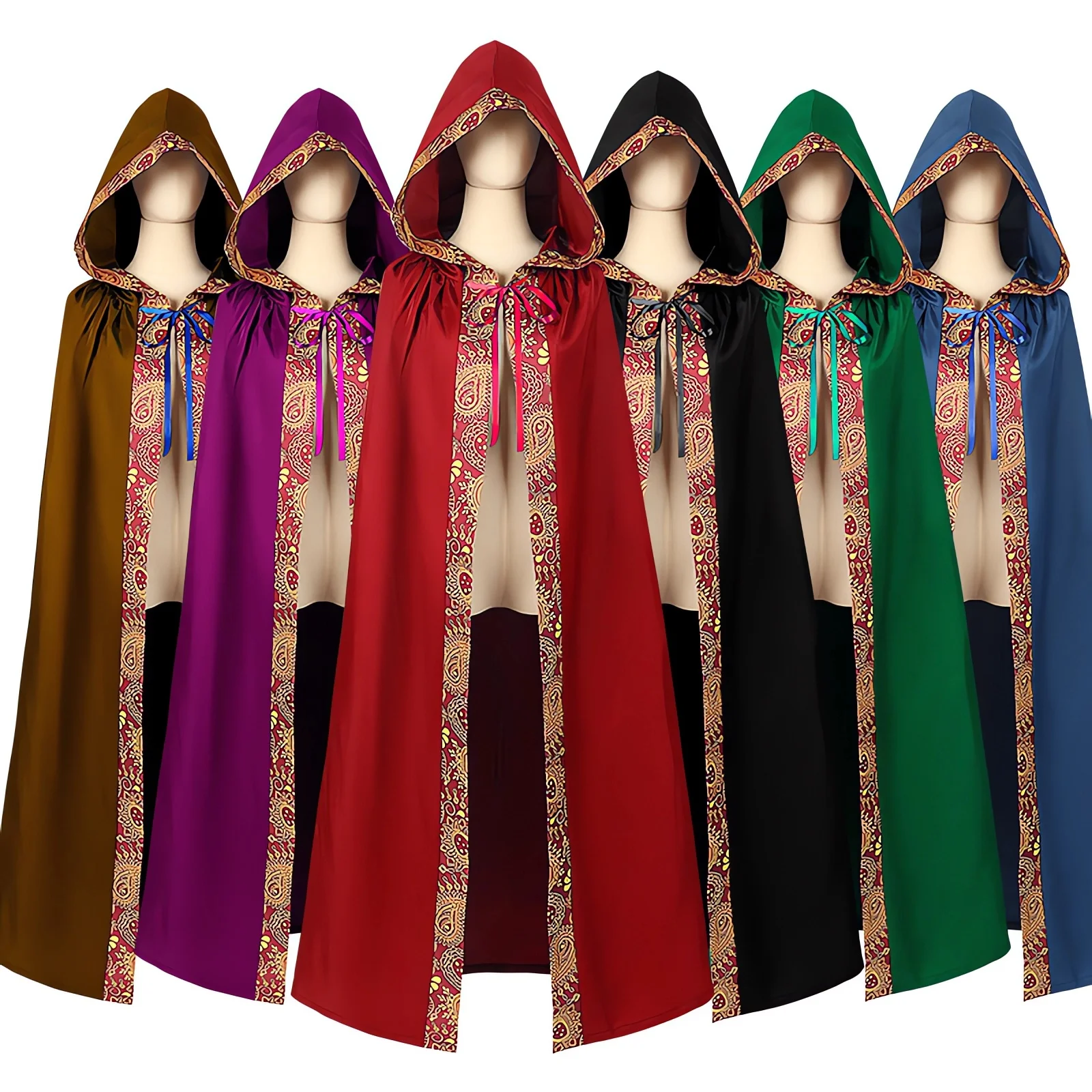 Medieval Renaissance Priest Costume Pastor Father Hooded Robe Rope Cloak Cape Clothing Anime Halloween Cosplay Warrior Maxi Cap
Medieval Renaissance Priest Costume Pastor Father Hooded Robe Rope Cloak Cape Clothing Anime Halloween Cosplay Warrior Maxi Cap