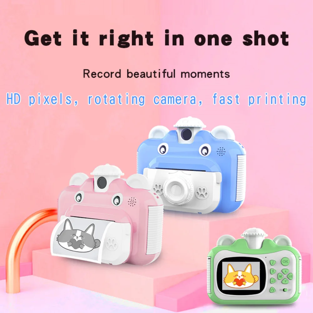 EQUITPER Children's Camera Print Camera Mini SLR HD Digital Camera Toy DV Camera Wrong Question/Text/Photo Printing
EQUITPER Children's Camera Print Camera Mini SLR HD Digital Camera Toy DV Camera Wrong Question/Text/Photo Printing