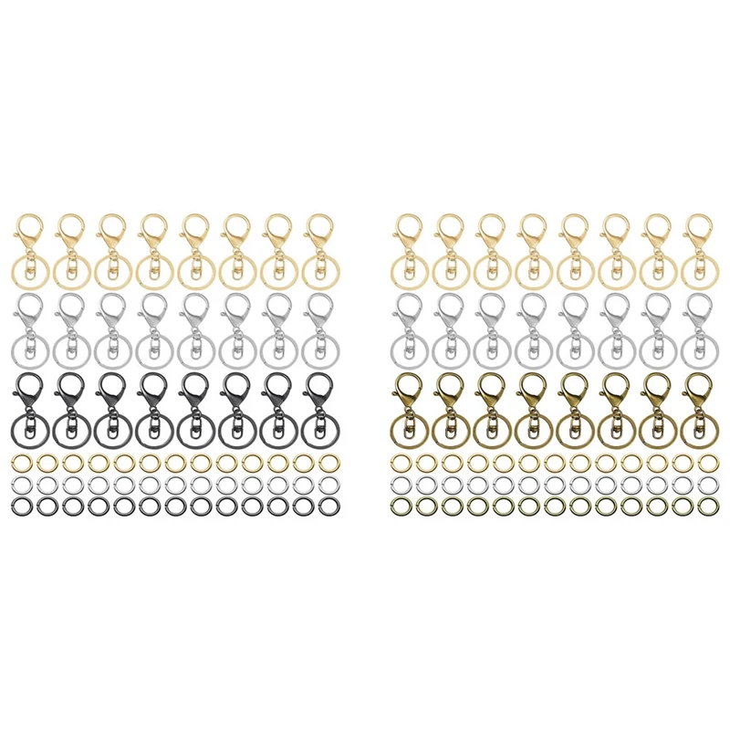 1Set Plated Lobster Clasp Rotating Key Hook Key Ring Buckle Metal With Chain Jewelry Making Components For Keychain ,A 
1Set Plated Lobster Clasp Rotating Key Hook Key Ring Buckle Metal With Chain Jewelry Making Components For Keychain ,A