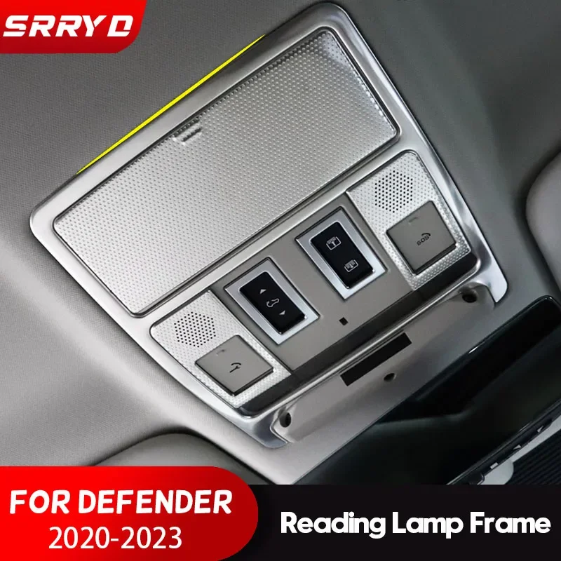 For Land Rover Defender 110 2020 ABS Matt Car Roof Reading Lamp Frame Trim Car Accessories
For Land Rover Defender 110 2020 ABS Matt Car Roof Reading Lamp Frame Trim Car Accessories