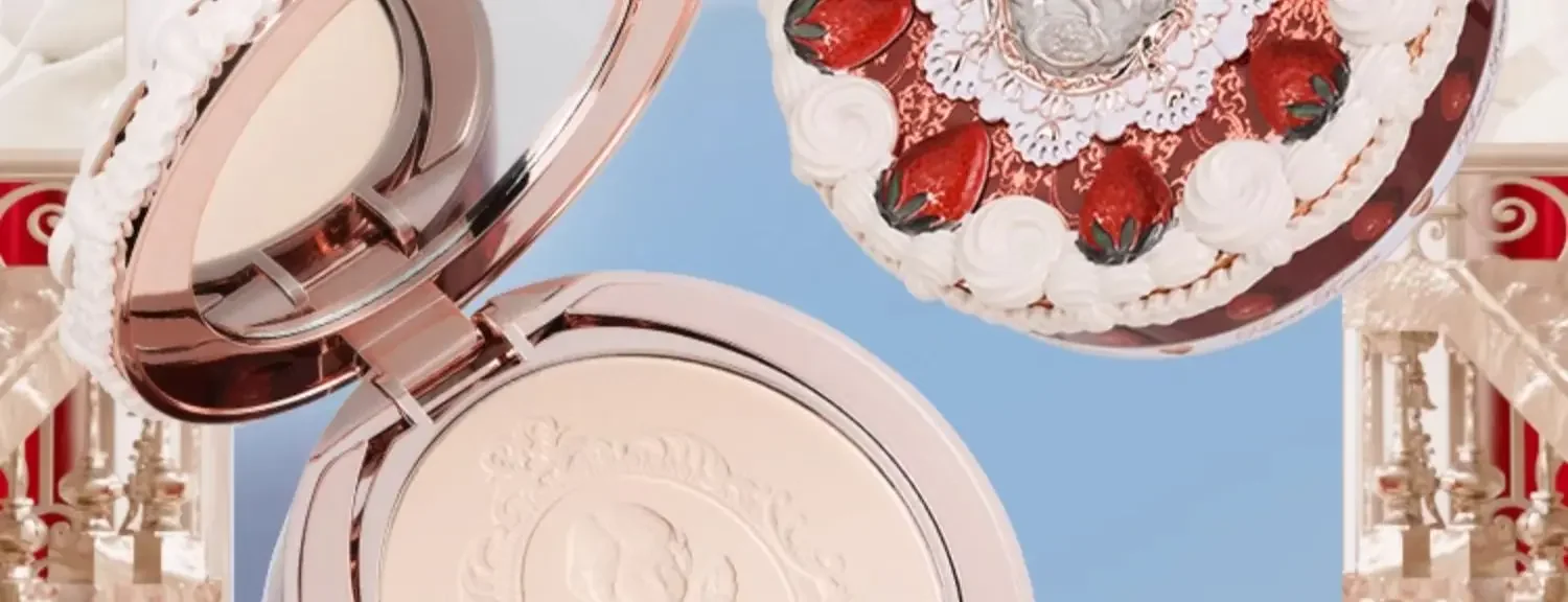 Flower Knows Strawberry Cupid Collection Pressed Powder Matte Soft Focus Oil Control Brighten Longlasting Delicate Cosmetics Flower Knows Strawberry Cupid Collection Pressed Powder Matte Soft Focus Oil Control Brighten Longlasting Delicate Cosmetics