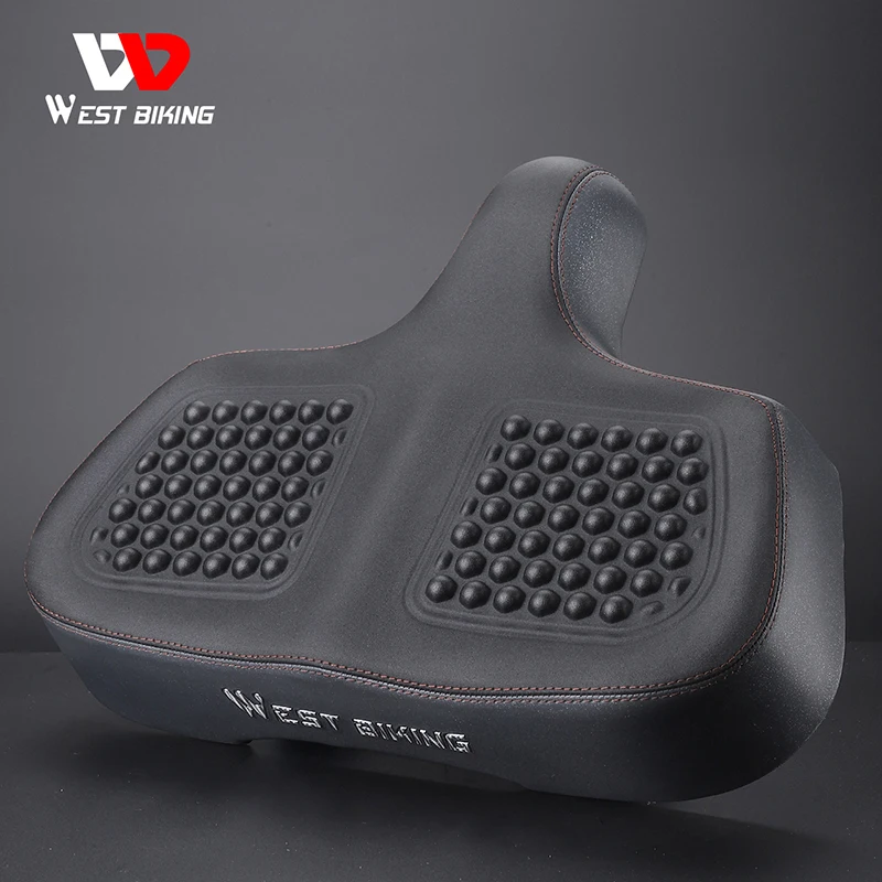 WEST BIKING Comfortable Bicycle Saddle Widen MTB Road Bike Soft Cushion Massage Seat E-Bike Exercise Spinning Bike Travel Saddle
WEST BIKING Comfortable Bicycle Saddle Widen MTB Road Bike Soft Cushion Massage Seat E-Bike Exercise Spinning Bike Travel Saddle