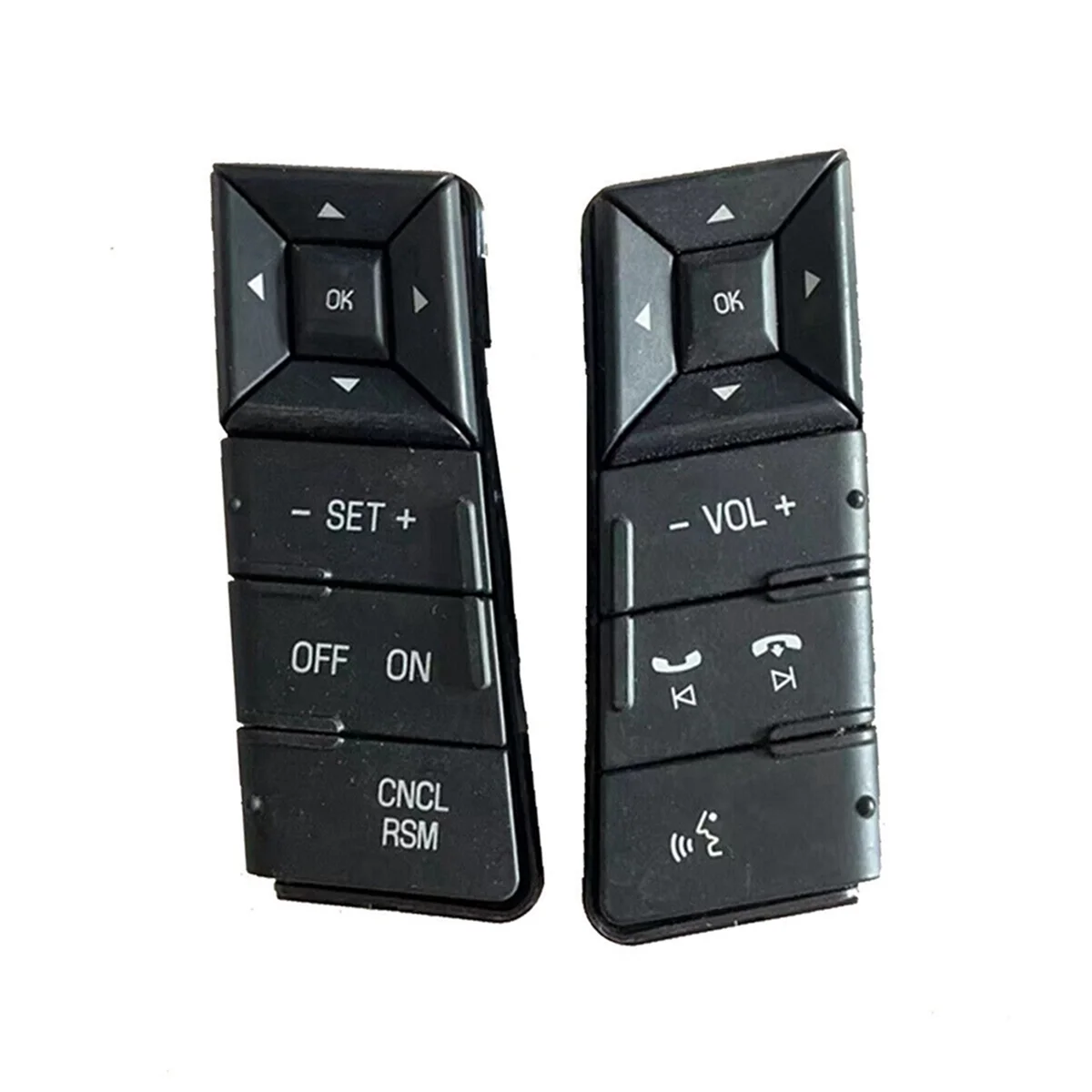 

2 Pcs Car Cruise Control Steering Wheel Buttons Switch for Ford Expedition 2015-2017 FL7T-9E740-ADW, FL7T-9E740-BBW