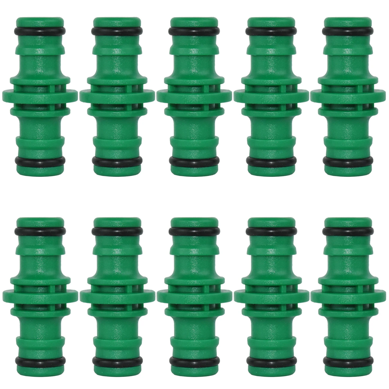 

10pcs 1/2'' Joiner Repair Connector Coupling Garden Hose Tubing Fitting Pipe Quick Drip Irrigation Watering System Greenhouse