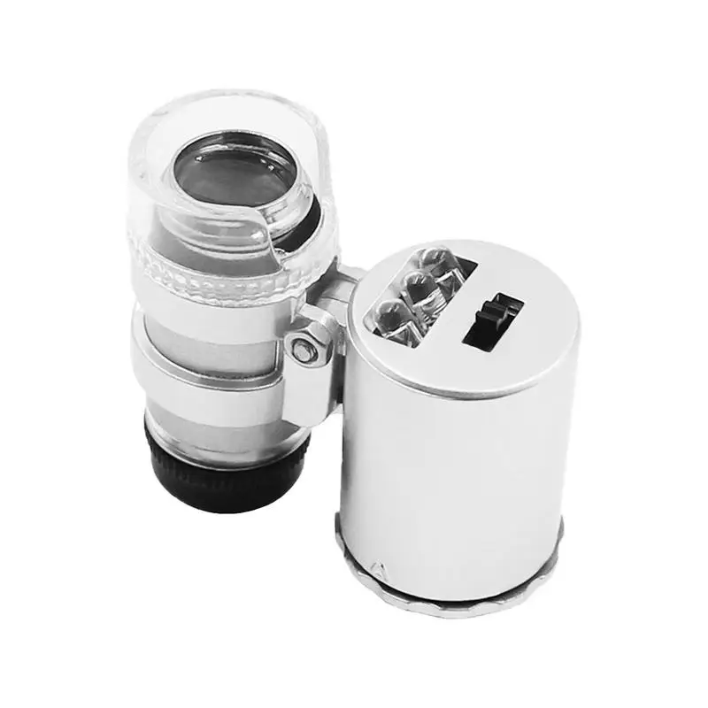 60x Mini Pocket Microscope Mini Illuminated Microscope Magnifiers Jewelers Magnification For Jewelry Diamonds Coins Stamps
60x Mini Pocket Microscope Mini Illuminated Microscope Magnifiers Jewelers Magnification For Jewelry Diamonds Coins Stamps