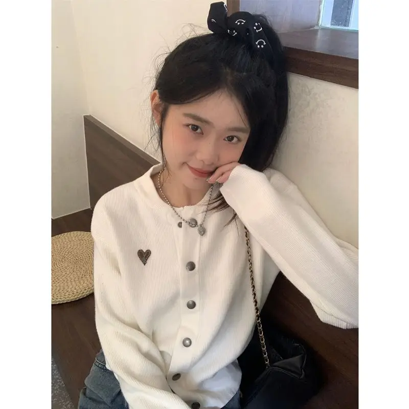 Spring Autumn 2023 New Simple Casual Coat Cardigan Thin Stand Collar Lazy Wind Loose Long-sleeved Sweater Woman
Spring Autumn 2023 New Simple Casual Coat Cardigan Thin Stand Collar Lazy Wind Loose Long-sleeved Sweater Woman