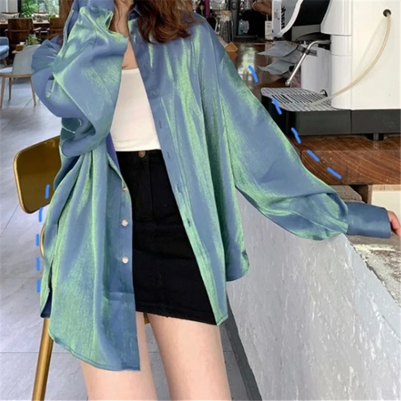 Women Shirt Button Up 2023 Summer Fashion Vintage Blouse Long Sleeve Female Loose Casual Streetwear Ladies Elegant Tops
Women Shirt Button Up 2023 Summer Fashion Vintage Blouse Long Sleeve Female Loose Casual Streetwear Ladies Elegant Tops