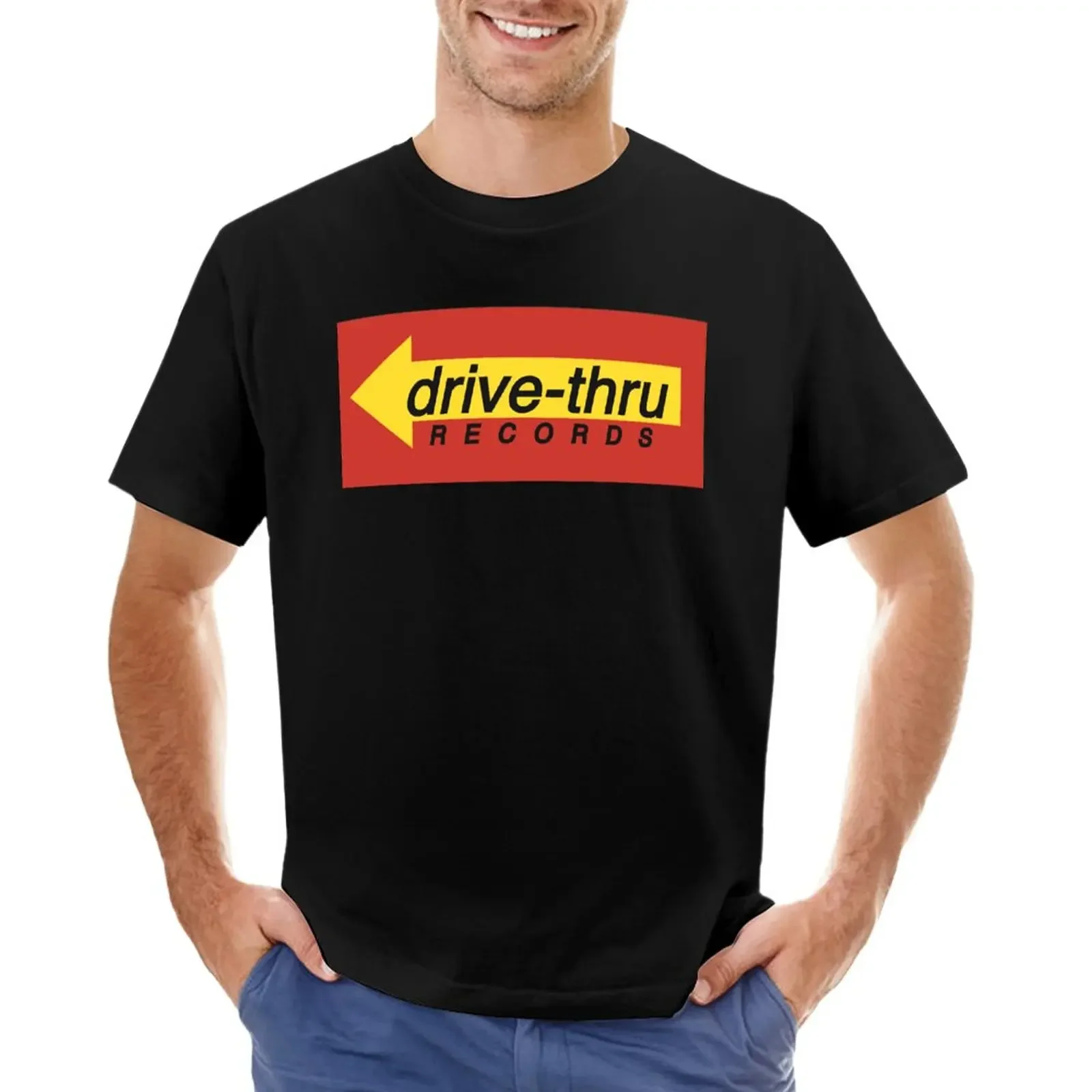 

Drive-Thru Records Logo Classic T-Shirt summer tops Short sleeve tee sublime graphics mens tall t shirts