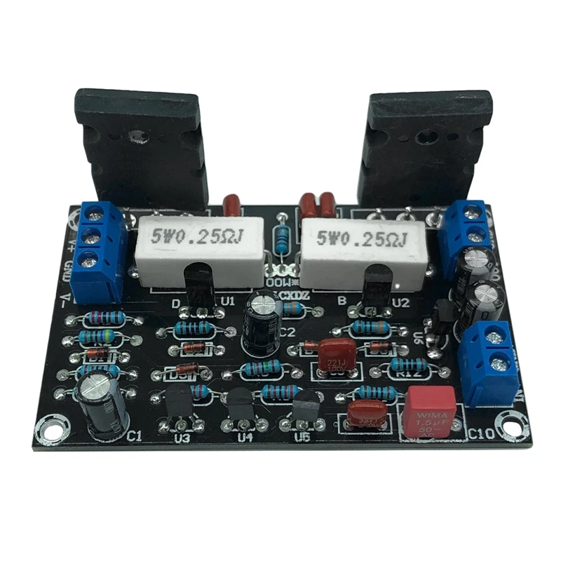 Моноканальная Плата усилителя мощности HIFI 2SC5200 + 2saeas 100 Вт, моно высокой мощности
Моноканальная Плата усилителя мощности HIFI 2SC5200 + 2saeas 100 Вт, моно высокой мощности