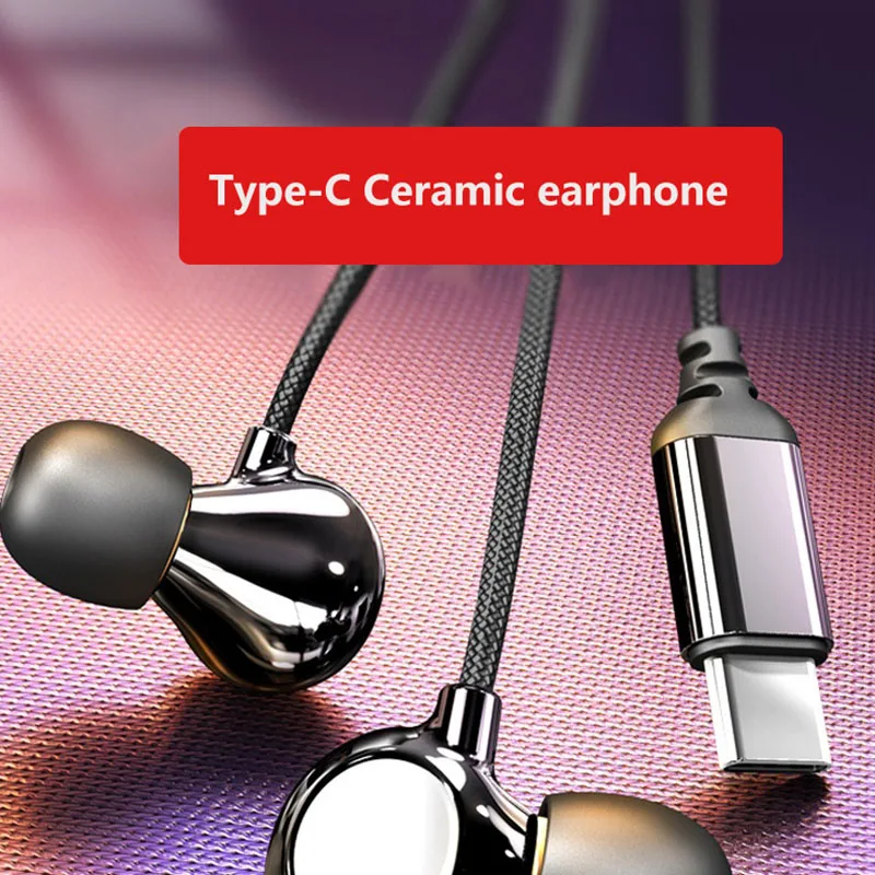 DIY Type-C 3.5mm Wired Headphone with Mic Earphone Microphone Headset Music Sport Game Earbuds
DIY Type-C 3.5mm Wired Headphone with Mic Earphone Microphone Headset Music Sport Game Earbuds