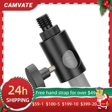 CAMVATE 16mm Light Stand Head With M12 Male Thread Connector & 1/4"-20 Thread Screw For Monitor/Flash Light/Video Light Mounting
CAMVATE 16mm Light Stand Head With M12 Male Thread Connector & 1/4"-20 Thread Screw For Monitor/Flash Light/Video Light Mounting