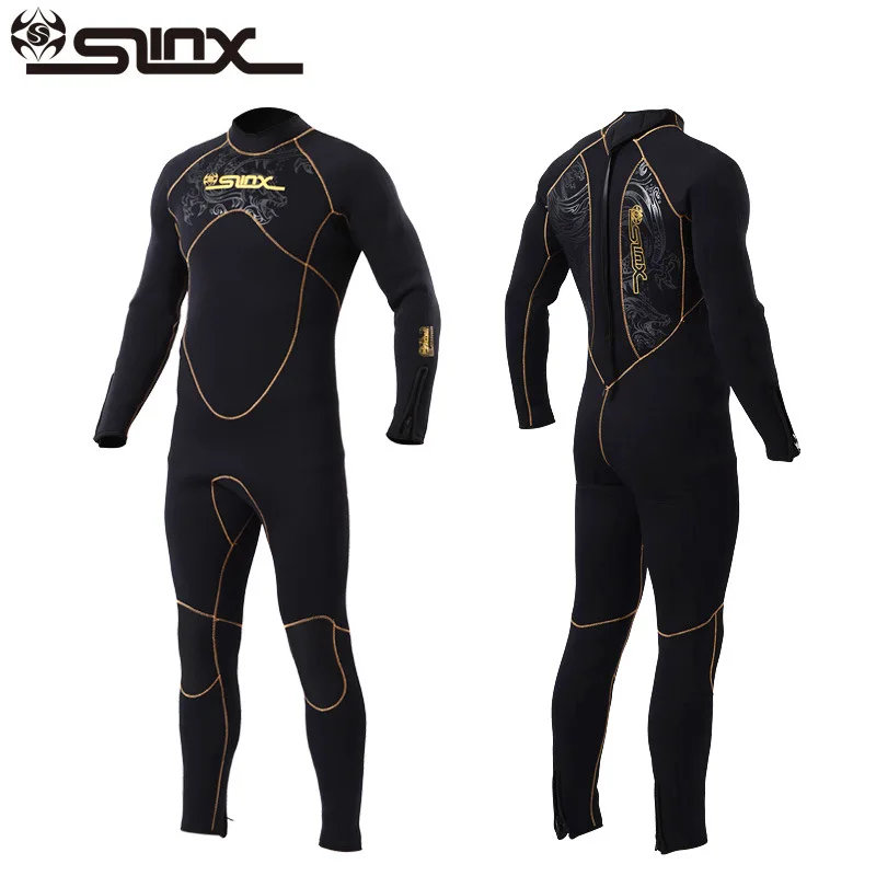 

5MM Neoprene Adults Keep Warm Full Body Snorkeling WetSuit Hooded Scuba Surfing UnderWater Hunting Swim Spearfishing Diving Suit