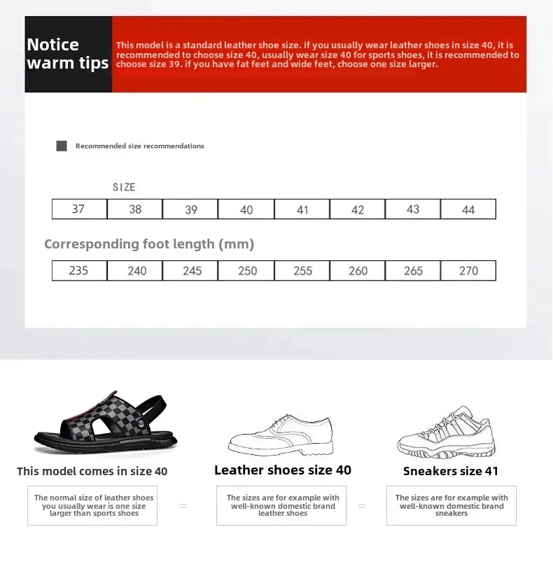 Men's Casual Soft Bottom Sandals 2023 Summer New Style Two-Use Genuine Leather Breathable Anti-Slip Outer Wear Trendy Men's Casual Soft Bottom Sandals 2023 Summer New Style Two-Use Genuine Leather Breathable Anti-Slip Outer Wear Trendy