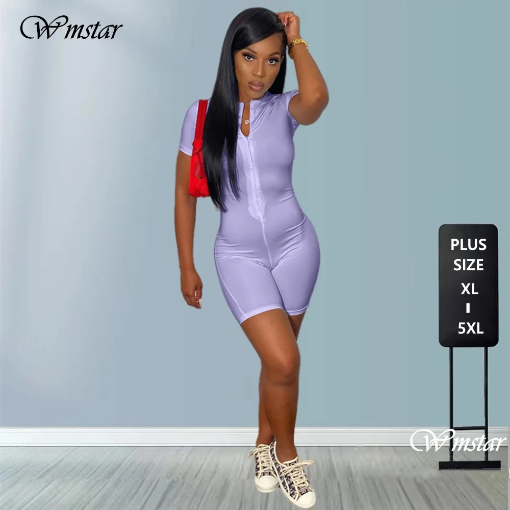 Wmstar Women New Jumpsuits Solid Rompers Zipper Bodycon Jogging Outfits One Piece Summer Supper Stretch Wholesale Drop Shipping 
Wmstar Women New Jumpsuits Solid Rompers Zipper Bodycon Jogging Outfits One Piece Summer Supper Stretch Wholesale Drop Shipping