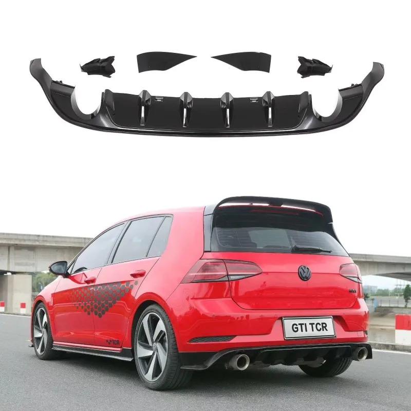 Diffuser for Volkswagen GOLF 7 / 7.5 VII MK7 / 7.5 GTI R Series hatchback pre-replacement rear bumper diffuser
Diffuser for Volkswagen GOLF 7 / 7.5 VII MK7 / 7.5 GTI R Series hatchback pre-replacement rear bumper diffuser