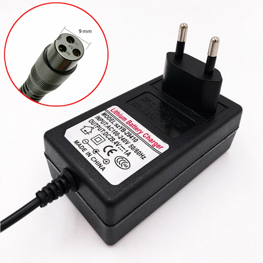 Electric Scooter Charger For Balancing Scooter Lithium Battery 1A 29.4V ABS Charger Adapter Durable High Quality
Electric Scooter Charger For Balancing Scooter Lithium Battery 1A 29.4V ABS Charger Adapter Durable High Quality