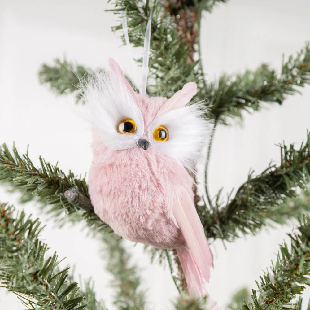 Pink Owl Christmas Ornament Realistic Simulation Bird Perfect Gift for Friends and Family Easy Clip on Design
Pink Owl Christmas Ornament Realistic Simulation Bird Perfect Gift for Friends and Family Easy Clip on Design