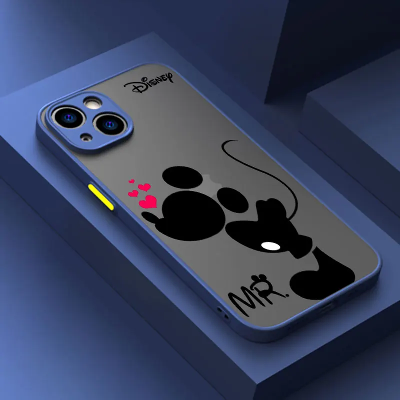 Phone Case For iPhone 14 15 16 Pro Disney Minnie Mickey Mouse Cover For Apple 11 13 Pro Max 12 Mini 8 16 Plus Translucent Fundas Phone Case For iPhone 14 15 16 Pro Disney Minnie Mickey Mouse Cover For Apple 11 13 Pro Max 12 Mini 8 16 Plus Translucent Fundas