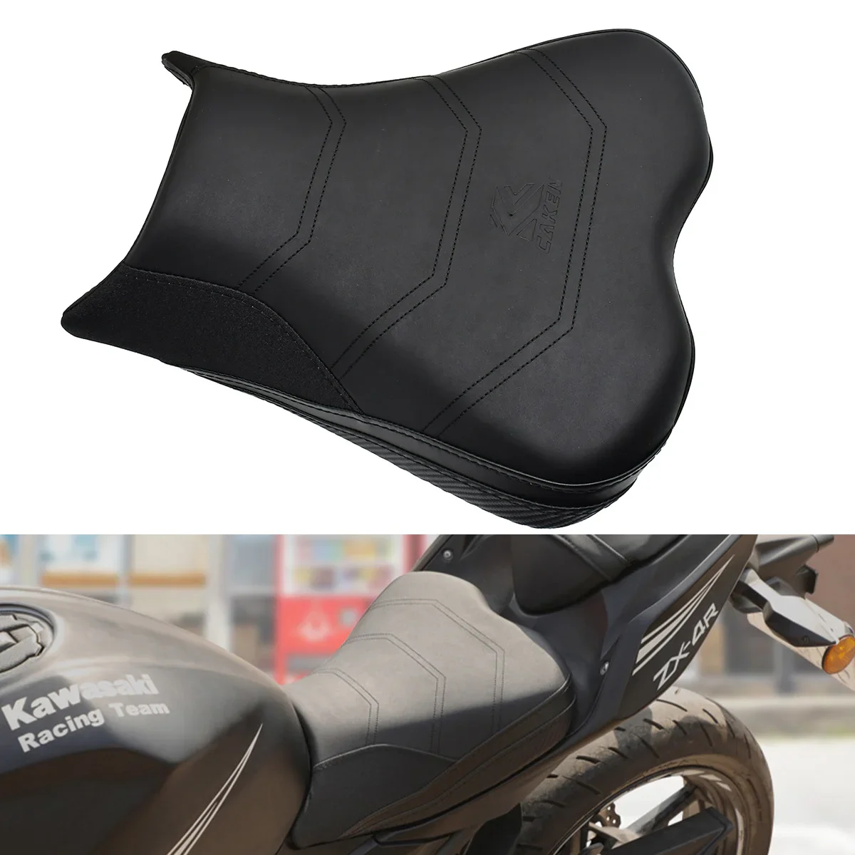 

Motorcycle Accessories Front Rider Driver Seat Saddle Cushion For Kawasaki Ninja400 Ninja 400 Z400 2018 2019 2020 2021 2022 2023