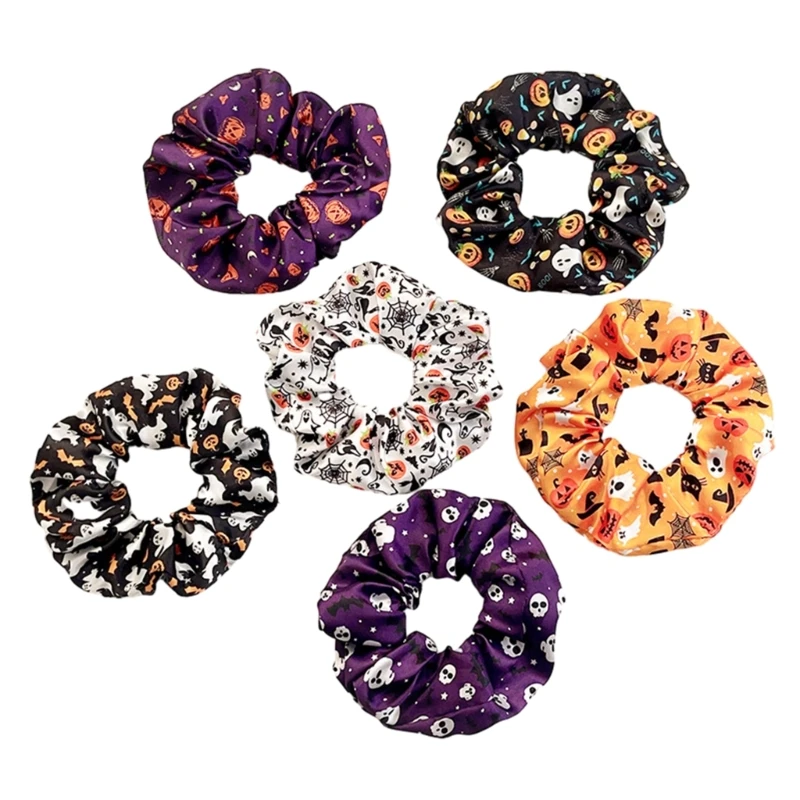 Halloween Hair Tie Light up Ponytail Holder Skeleton Skull Pumpkin Printing French Scrunchie Hair Rope
Halloween Hair Tie Light up Ponytail Holder Skeleton Skull Pumpkin Printing French Scrunchie Hair Rope