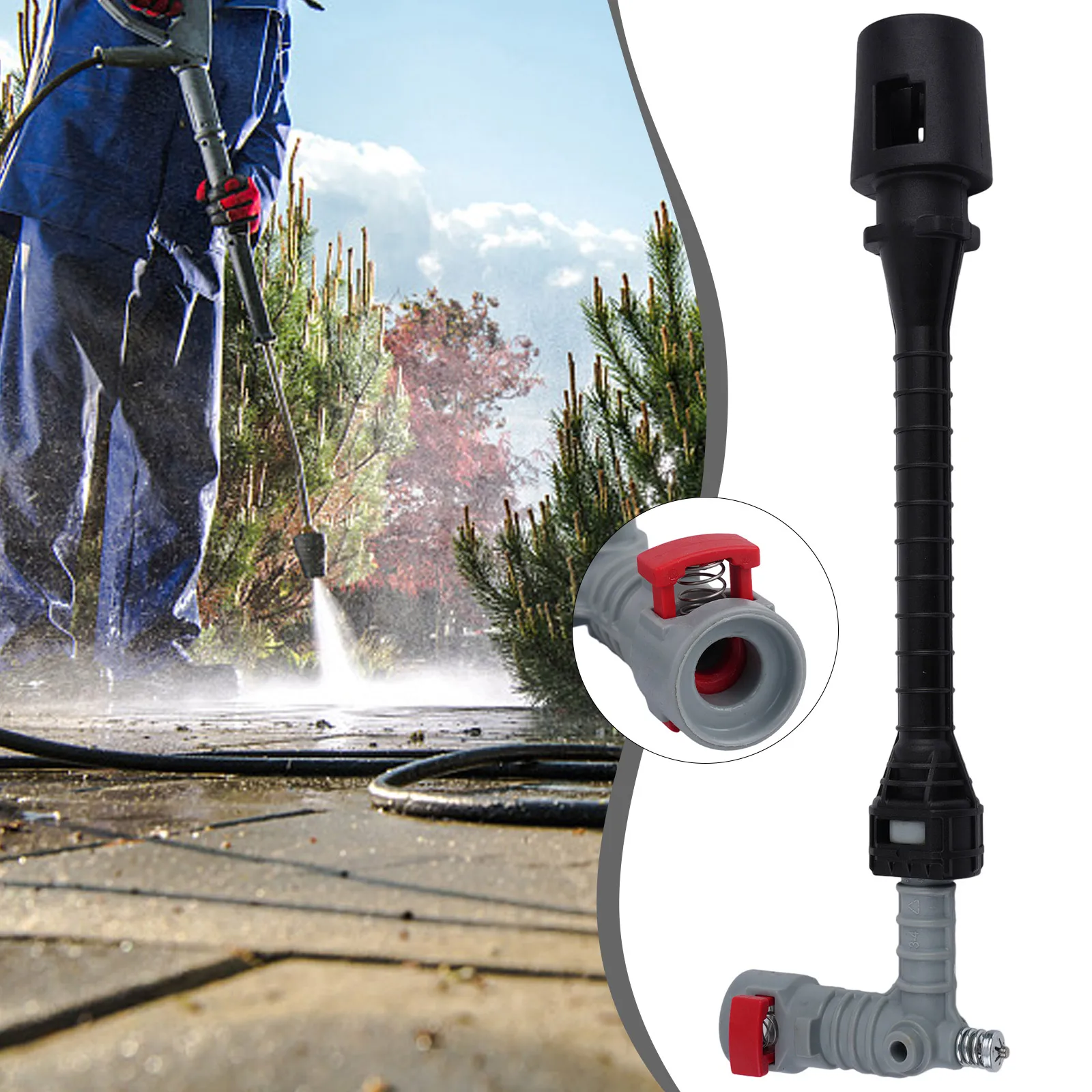 Internal Nozzle Washer Nozzle 1Pcs Pressure Black Handle Plastic Pressure Washer Trigger 7×24cm Outdoor Living
Internal Nozzle Washer Nozzle 1Pcs Pressure Black Handle Plastic Pressure Washer Trigger 7×24cm Outdoor Living
