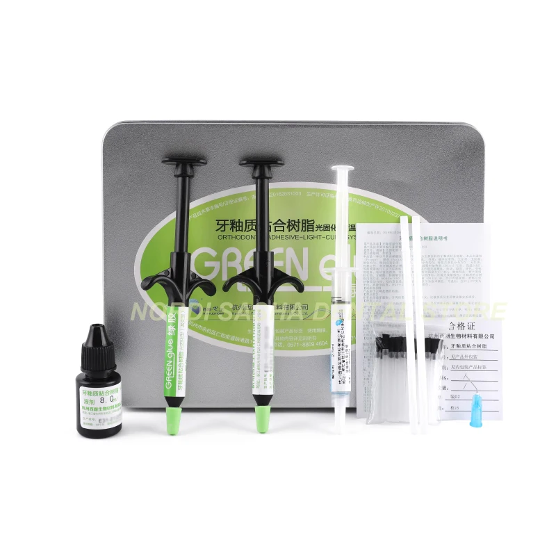 Dental Orthodontic Metal&Ceramic Bracket Bond Light Cure Resin Green Glue Metal Braces Adhesive Mini/Large Set
Dental Orthodontic Metal&Ceramic Bracket Bond Light Cure Resin Green Glue Metal Braces Adhesive Mini/Large Set