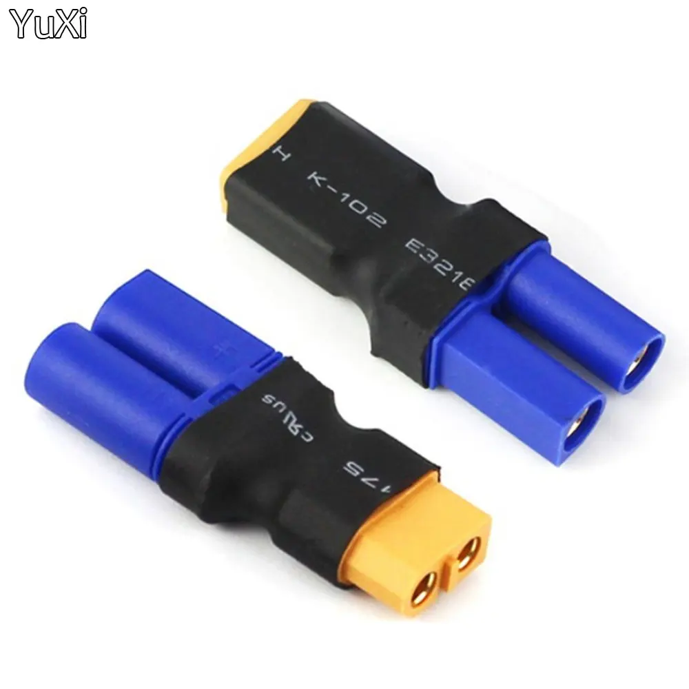 YUXI 1PCS EC5 Male Female to XT60 Male Female No Wire Connector Plug Adapter for RC FPV Vehicle Lipo Battery Esc 
YUXI 1PCS EC5 Male Female to XT60 Male Female No Wire Connector Plug Adapter for RC FPV Vehicle Lipo Battery Esc