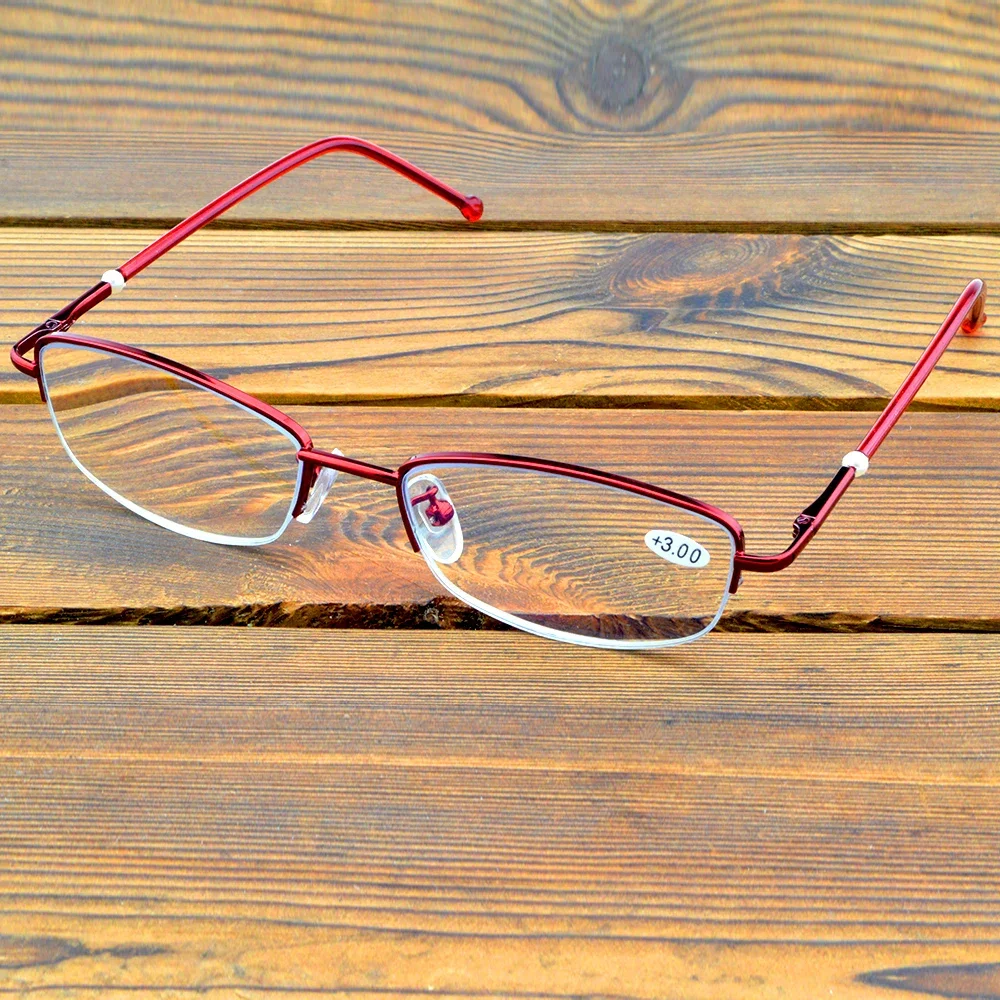 Half-rim Red Color Frame Rectangle Spectacles Coating Lenses See Near N Far Progressive Multi-focus Reading Glasses +0.75 To +4
Half-rim Red Color Frame Rectangle Spectacles Coating Lenses See Near N Far Progressive Multi-focus Reading Glasses +0.75 To +4