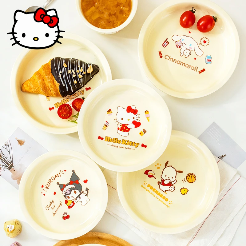 New Kawaii Sanrio Anime Dinner Plate Cartoon Doll Toy HelloKitty Kuromi Creative Personalized Kitchen Salad Bowl Party Tableware
New Kawaii Sanrio Anime Dinner Plate Cartoon Doll Toy HelloKitty Kuromi Creative Personalized Kitchen Salad Bowl Party Tableware