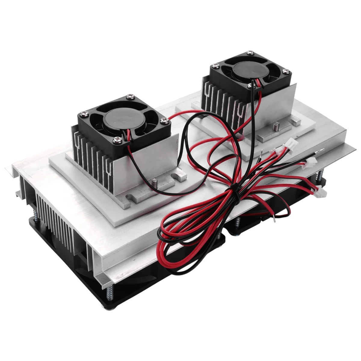 1PCS 200 x 115 x 8.5mm 120W Thermoelectric Peltier Refrigeration Semiconductor Cooling System Kit Double Fan
1PCS 200 x 115 x 8.5mm 120W Thermoelectric Peltier Refrigeration Semiconductor Cooling System Kit Double Fan