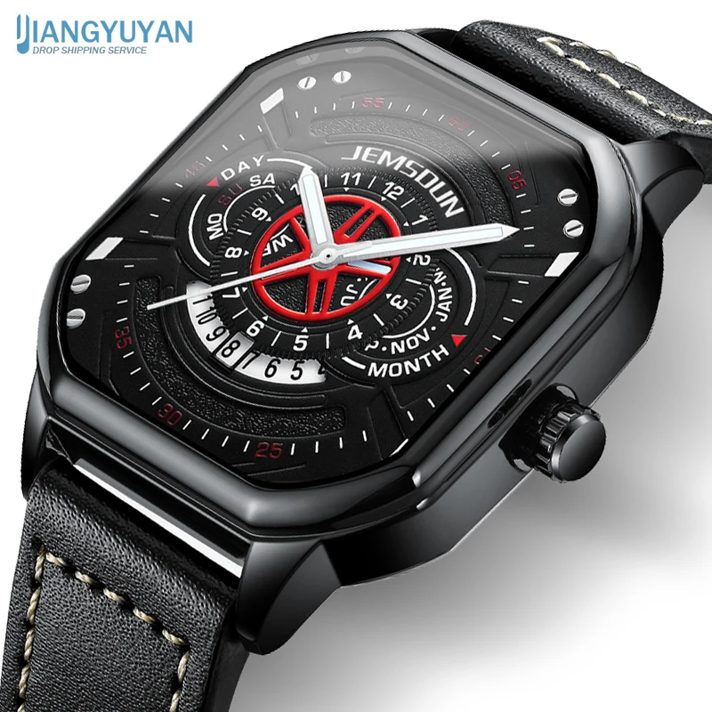 2023 New Men Watch Top Brand Luxury Waterproof Quartz Square Wrist Watches for Men Date Sports Leather Clock Male Montre Homme
2023 New Men Watch Top Brand Luxury Waterproof Quartz Square Wrist Watches for Men Date Sports Leather Clock Male Montre Homme