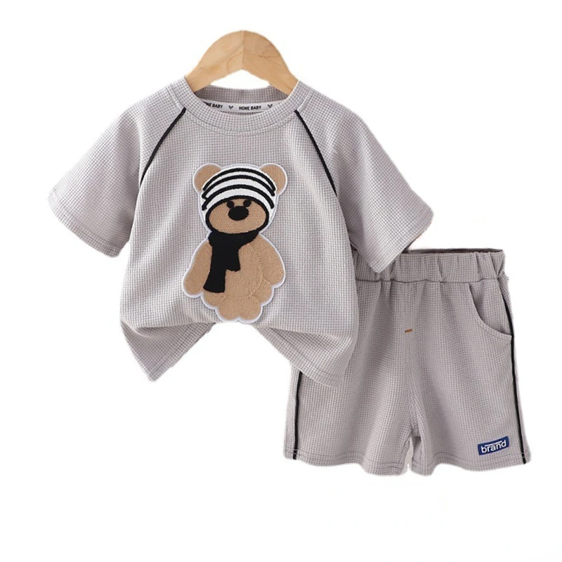 New Summer Children Outfits Baby Girls Clothes Suit Boys Casual T-Shirt Shorts 2Pcs/Sets Toddler Costume Infant Kids Tracksuits
New Summer Children Outfits Baby Girls Clothes Suit Boys Casual T-Shirt Shorts 2Pcs/Sets Toddler Costume Infant Kids Tracksuits
