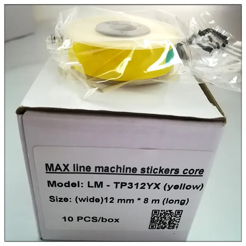 50/100/200PCS Tape Label Core LM-TP312YX Yellow Ink Ribbon Printer Cartridge for MAX Letatwin Wire Marker Tube Printer LM-390A
50/100/200PCS Tape Label Core LM-TP312YX Yellow Ink Ribbon Printer Cartridge for MAX Letatwin Wire Marker Tube Printer LM-390A