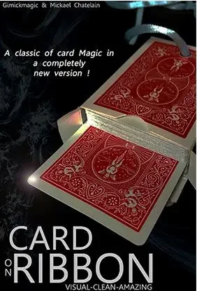 

Карточка на ленте от Mickael Chatelain карточка магические фокусы магия Волшебники реквизит Иллюзия трюк + обучение