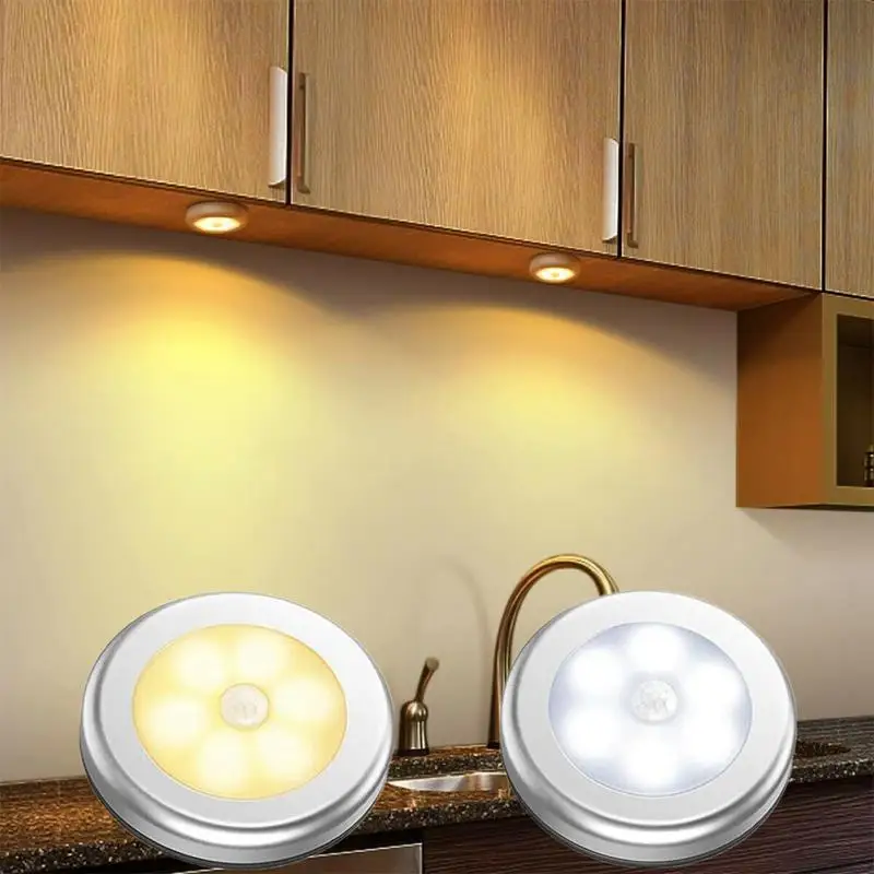 

Smart PIR Motion Sensor LED Night Light Wall Bedroom Bedside Lamp Closet Corridor Cabinet Stairs Hallway Toilet Kitchen Light