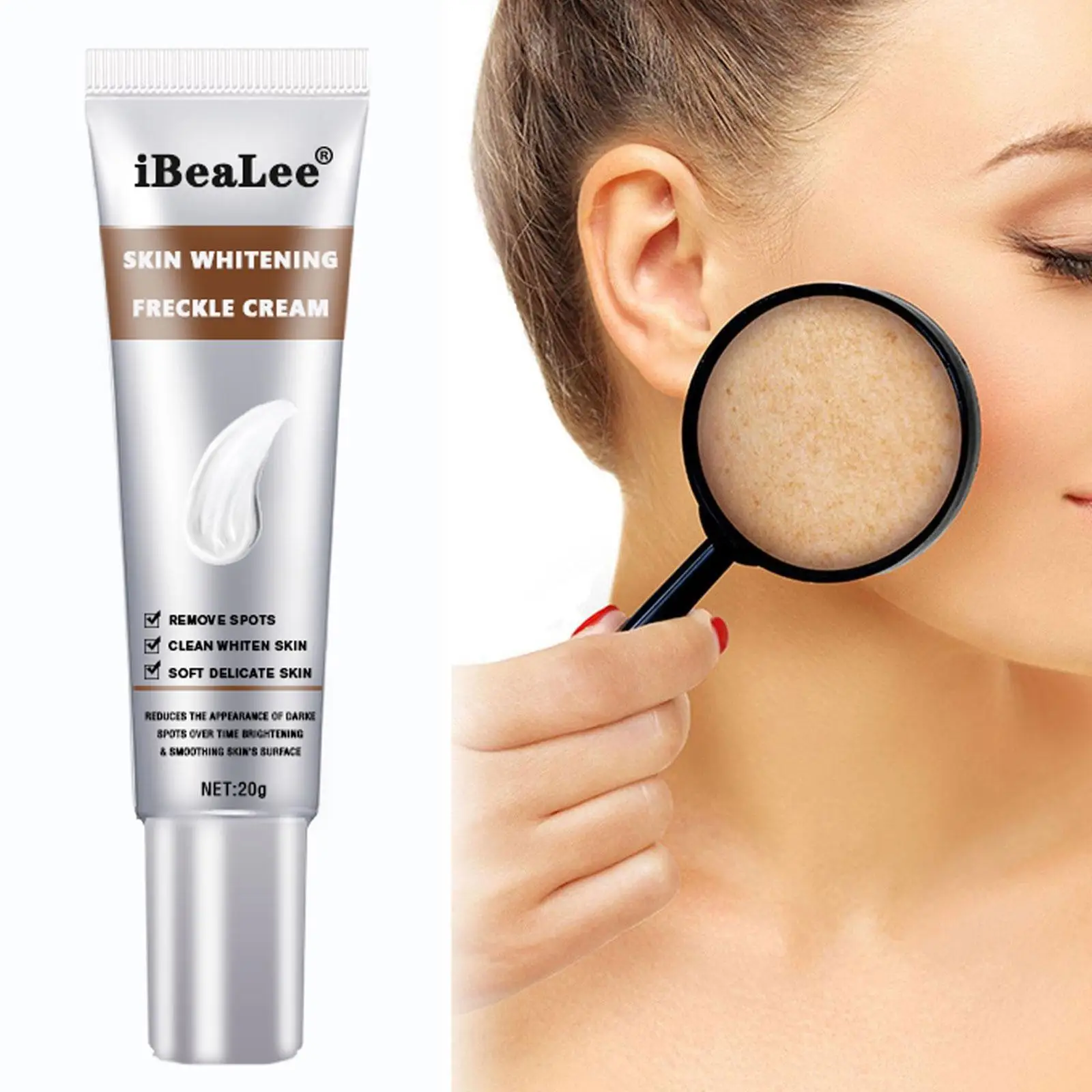 20g Whitening Freckle Cream Remove Melasma Cream Remove Spots Skin Dark Melasma Remover Anti-Aging Brighten W7H0
20g Whitening Freckle Cream Remove Melasma Cream Remove Spots Skin Dark Melasma Remover Anti-Aging Brighten W7H0