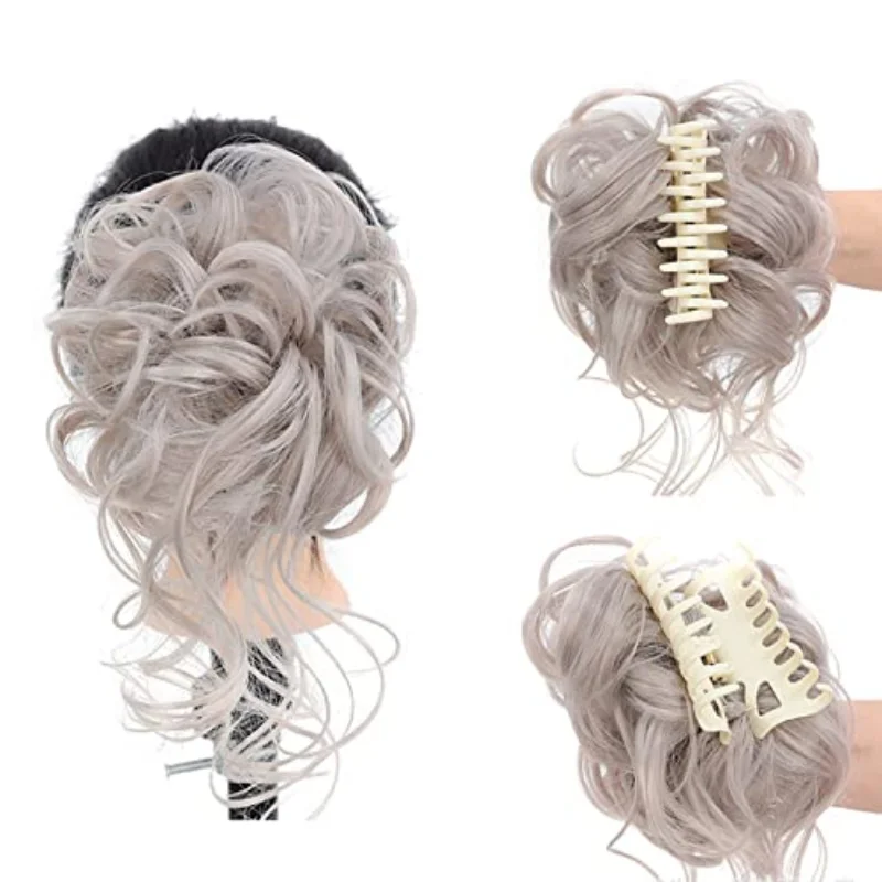 claw clip hair wavy curly hair patch suitable for women's ponytail hair extension synthetic fake bun
claw clip hair wavy curly hair patch suitable for women's ponytail hair extension synthetic fake bun