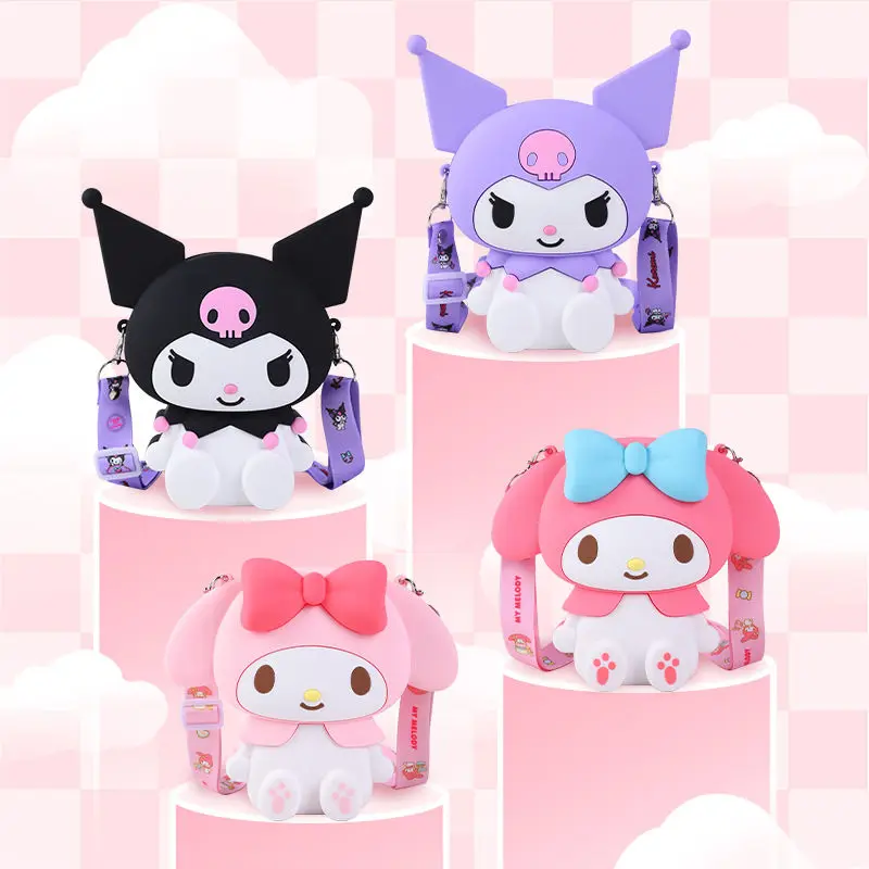 Силиконовая сумка через плечо Sanrio, симпатичный кошелек Kuromi My Melody Kawaii, мультяшный женский рюкзак, сумка через плечо, детская игрушка, рождественский подарок
Силиконовая сумка через плечо Sanrio, симпатичный кошелек Kuromi My Melody Kawaii, мультяшный женский рюкзак, сумка через плечо, детская игрушка, рождественский подарок
