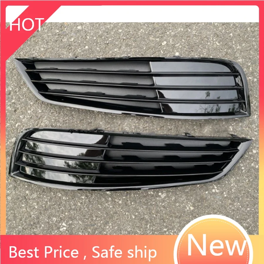 

Auto Left Right Side Front Bumper Fog Light Grille Grill Cover For AUDI A8 D4 2010 2011 2012 2013 2014 fast ship