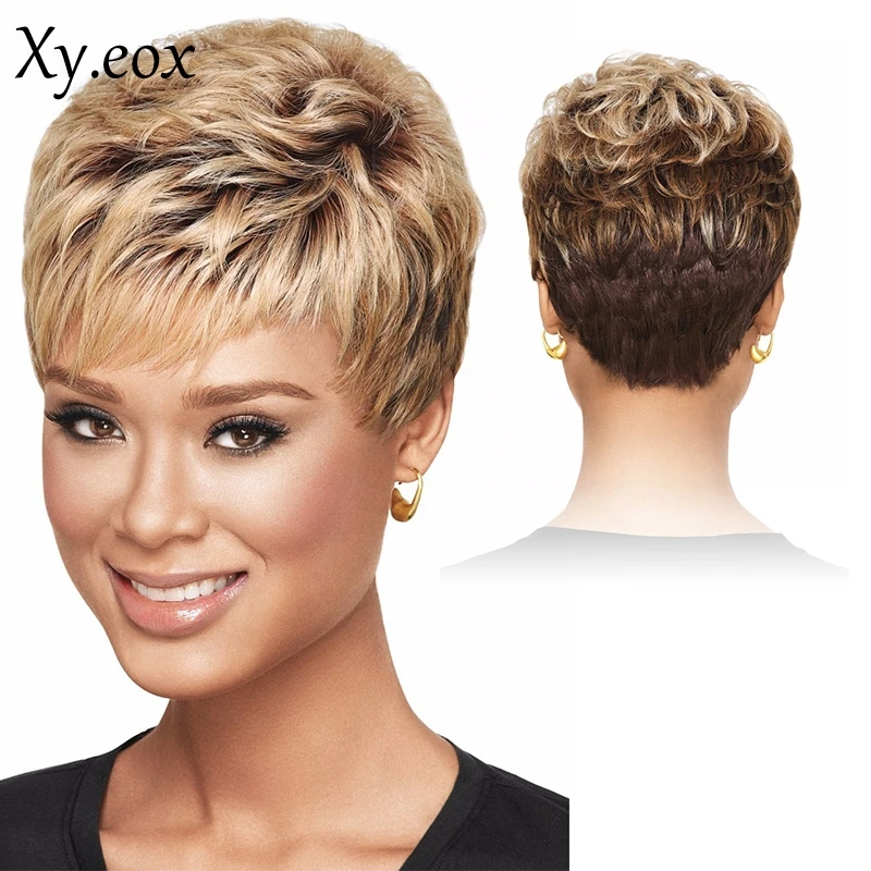 Короткие Волнистые парики Фея Омбре блонд коричневый Косплей парики для модных женщин
Короткие Волнистые парики Фея Омбре блонд коричневый Косплей парики для модных женщин