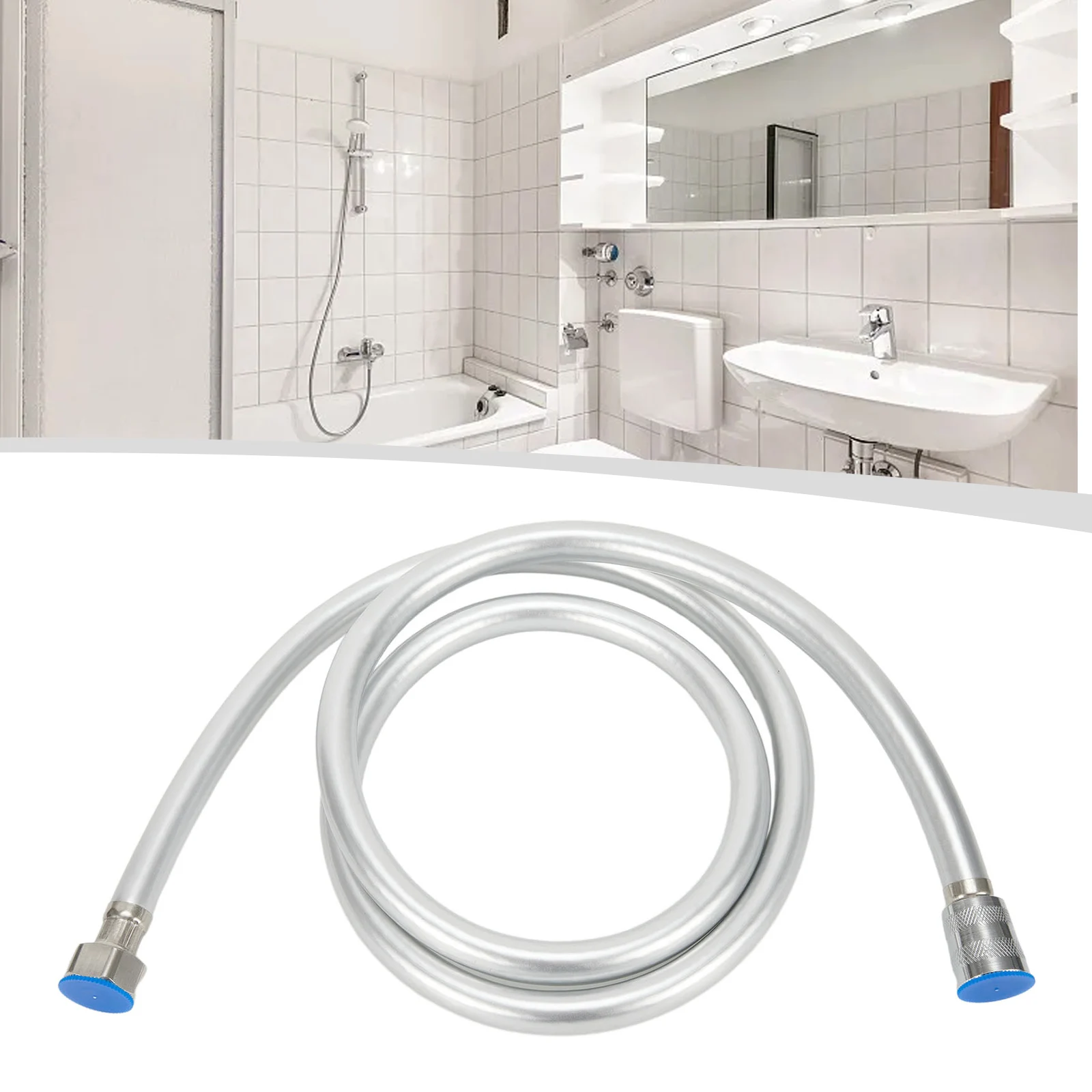 1.5/2.0M PVC Silicone Showerhead Hose Flexible Tube High Pressure Water Multilayer Plumbing Bathroom Accessories
1.5/2.0M PVC Silicone Showerhead Hose Flexible Tube High Pressure Water Multilayer Plumbing Bathroom Accessories