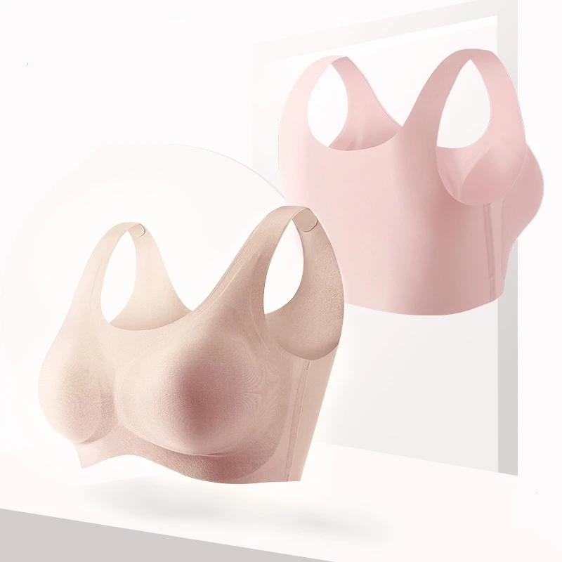 Новое удобное цельнокроеное тонкое бесшовное нижнее белье для женщин большая грудь маленький спортивный спальный жилет нечувствительный латексный бюстгальтер
Новое удобное цельнокроеное тонкое бесшовное нижнее белье для женщин большая грудь маленький спортивный спальный жилет нечувствительный латексный бюстгальтер