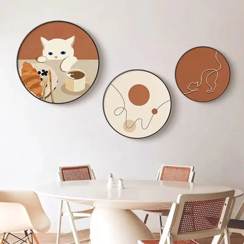 Round Porch Decor Mural Fashion Living Room Background Wall Combination Hang Painting Plants Flowers Pattern Bedside Triptych
Round Porch Decor Mural Fashion Living Room Background Wall Combination Hang Painting Plants Flowers Pattern Bedside Triptych